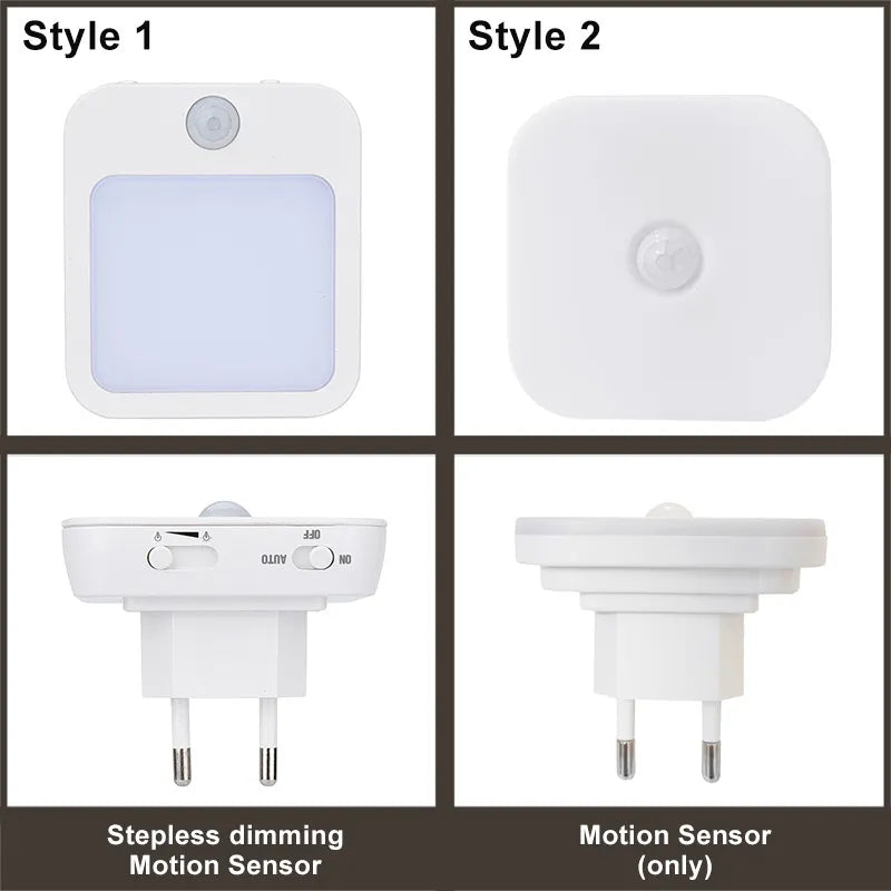 Night Light Motion Sensor With LED Light