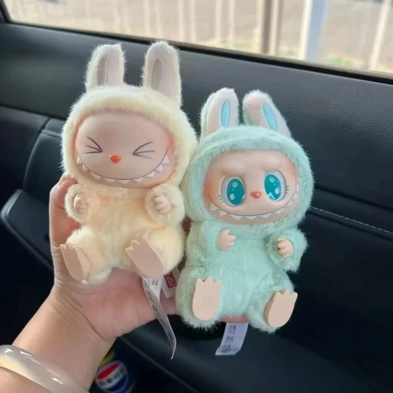 Genuine Labubu 1st And 2nd Generation Series Vinyl Pendant Doll Model Toys Cute The Monster Labubu Keychain Toy Christmas Gift 