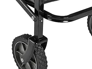 Garden Tool Collection Collapsible Folding Outdoor Garden's Utility Wagon with Cover Bag, Grey