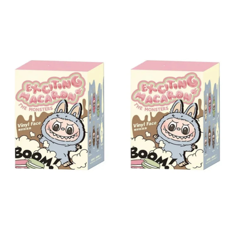 Genuine Labubu 1st And 2nd Generation Series Vinyl Pendant Doll Model Toys Cute The Monster Labubu Keychain Toy Christmas Gift 