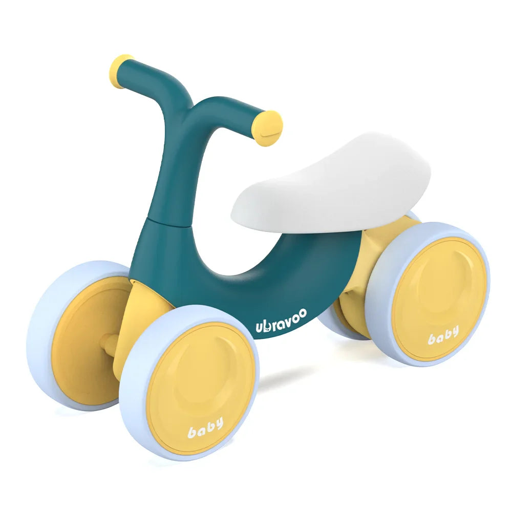 UBRAVOO Baby Sliding Walker Children‘s Balance Bike Without Pedals, Steering Limit Prevent Rollover,10-36 months,UBR-001