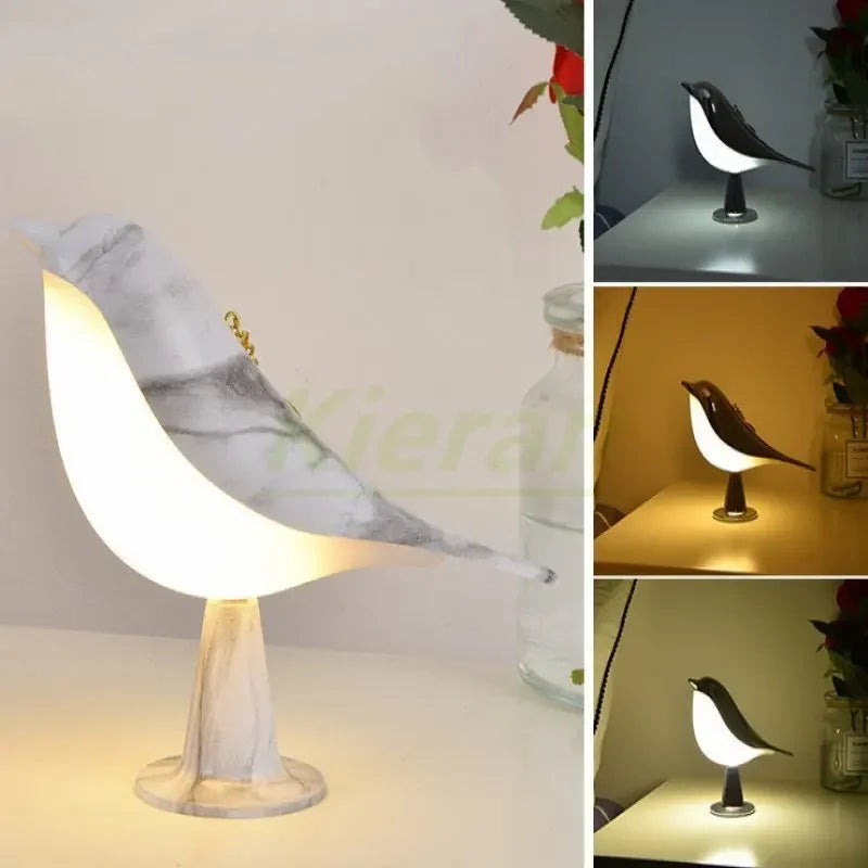 Modern Simple Magpie Led Desk Light Bedroom Study Bedside Lamp