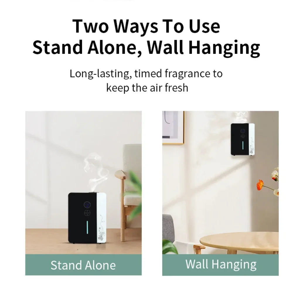 NAMSTE 3000m³ High Power HVAC Air Freshener 800ML WIFI Electric Aromatic Oasis Metal Body Smart Timer Professional Scent Diffuse