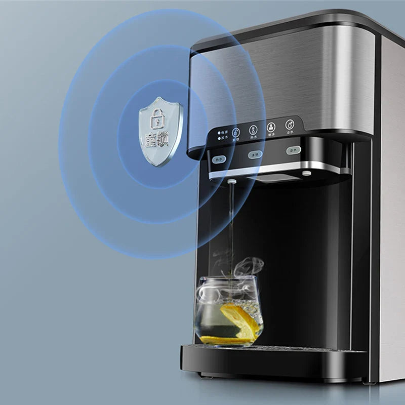 Drinking Water Ice Maker 48lbs Daily Ice Cube Makers Stainless Steel Ice Makers Countertop Tabletop Ice Maker Machine