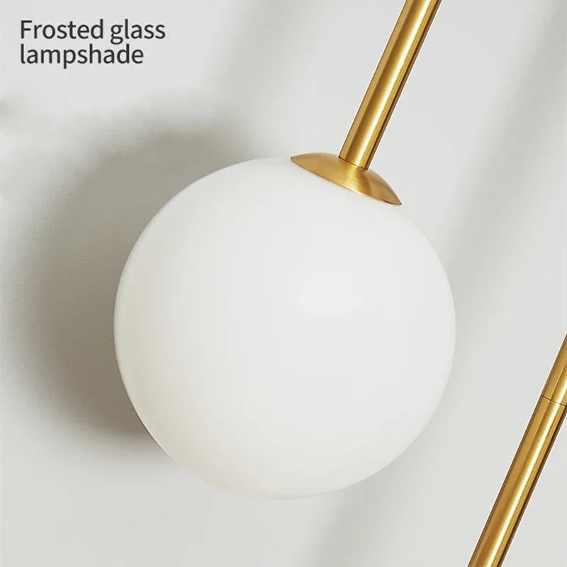 Modern Wall Lamp Glass Ball Lampshade