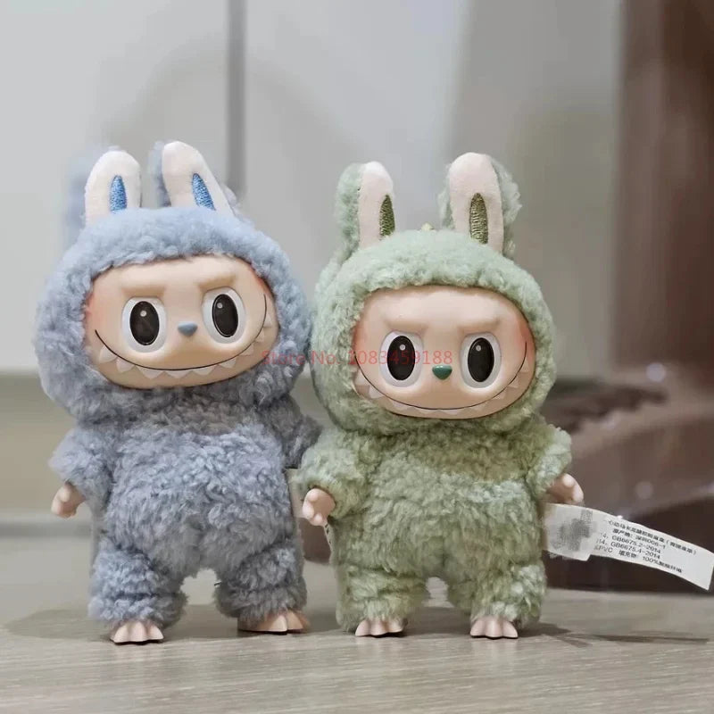 Genuine Labubu 1st And 2nd Generation Series Vinyl Pendant Doll Model Toys Cute The Monster Labubu Keychain Toy Christmas Gift 