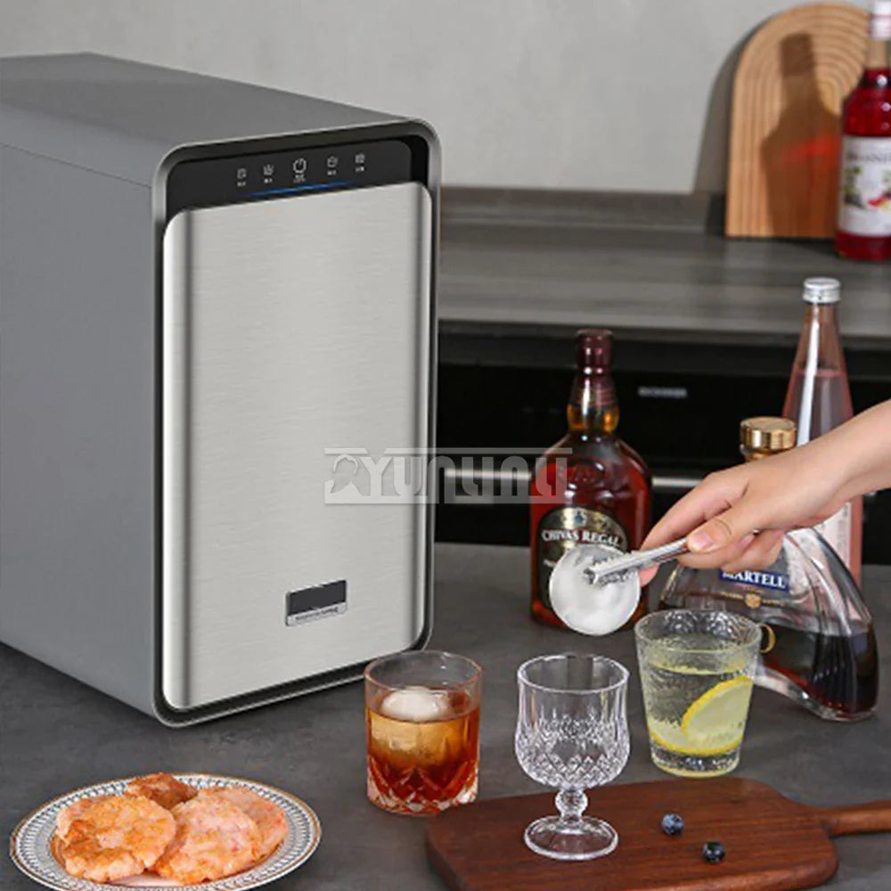 Commercial Spherical Ice Maker Portable Whisky Ice Maker Countertop Home Appliance Bar Cafeteria Fabricante De Gelo