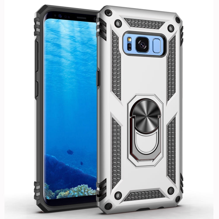 Armor Shockproof TPU + PC Protective Case for Galaxy S8, with 360 Degree Rotation Holder, For Galaxy S8