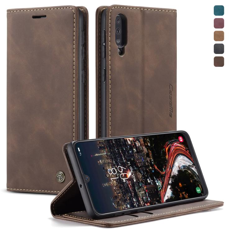CaseMe-013 Multifunctional Retro Frosted Horizontal Flip Leather Case for Galaxy A30S / A50S / A50, with Card Slot & Holder & Zipper Wallet & Photo Frame, For Galaxy A50