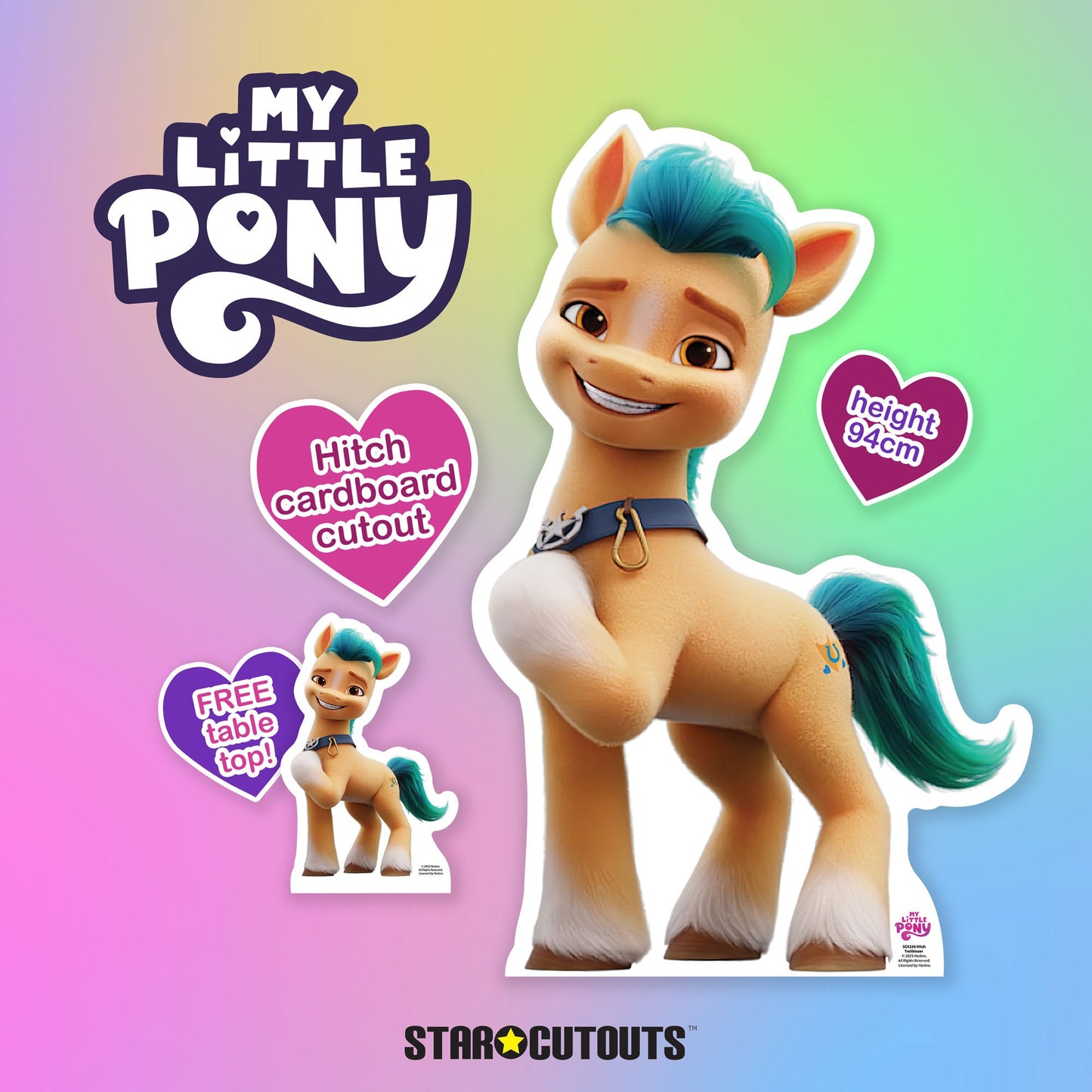 SC4236 Hitch Trailblazer My Little Pony Star Mini Cardboard Cut Out Height 94cm
