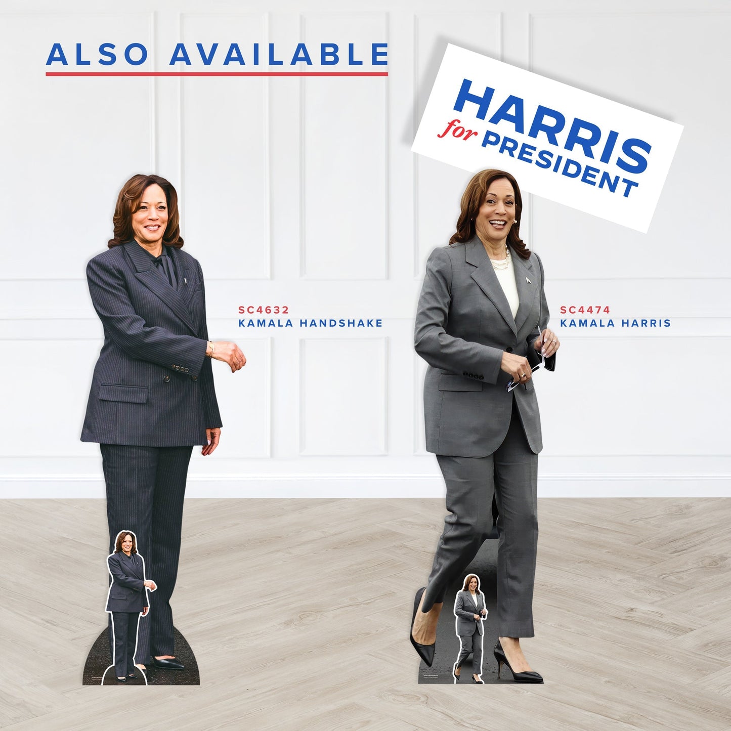 SC4509 Kamala Harris Stand In Cardboard Cut Out Height 193cm