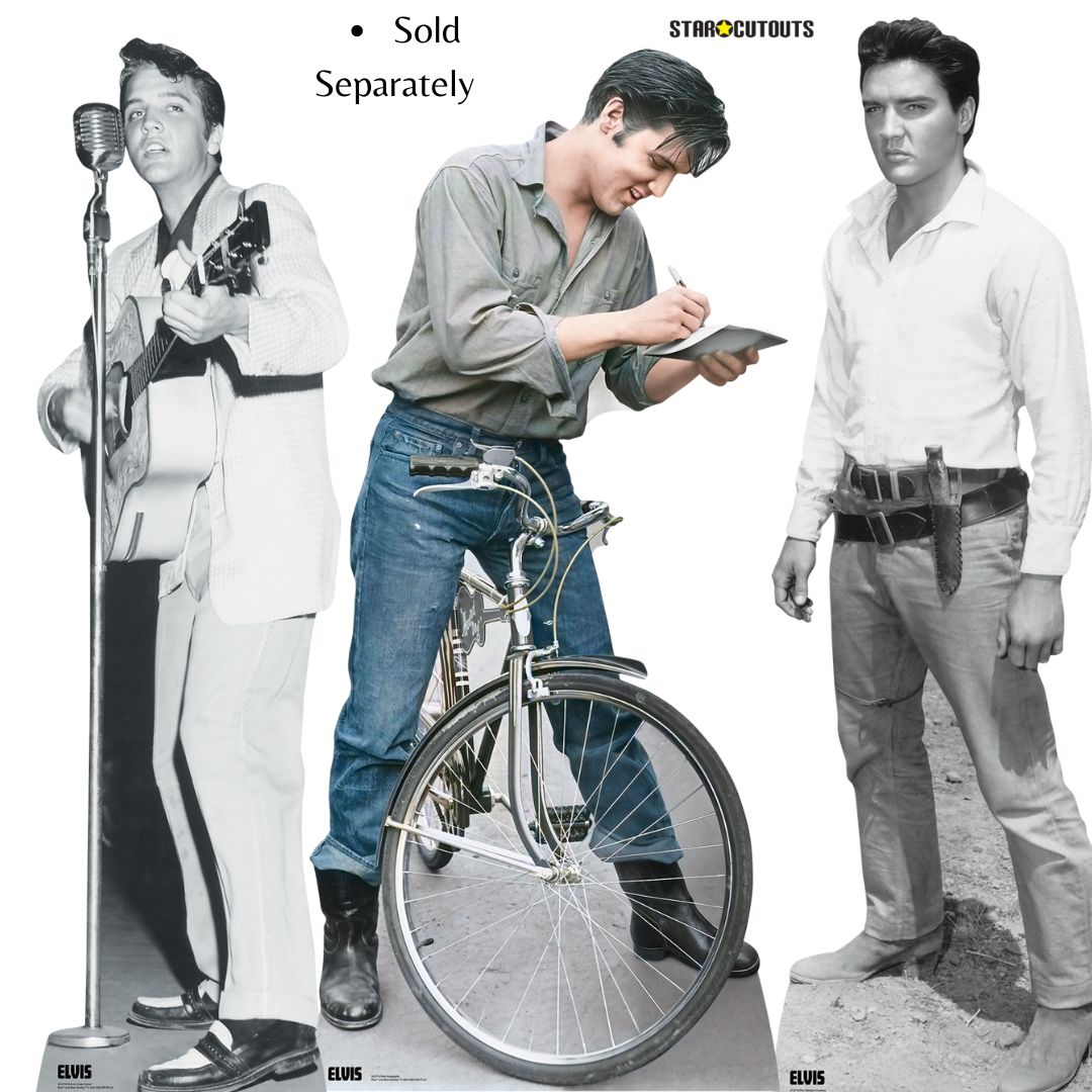 SC4715 ELVIS 68 Special White Suit If I Can Dream Cardboard Cut Out Height 182cm