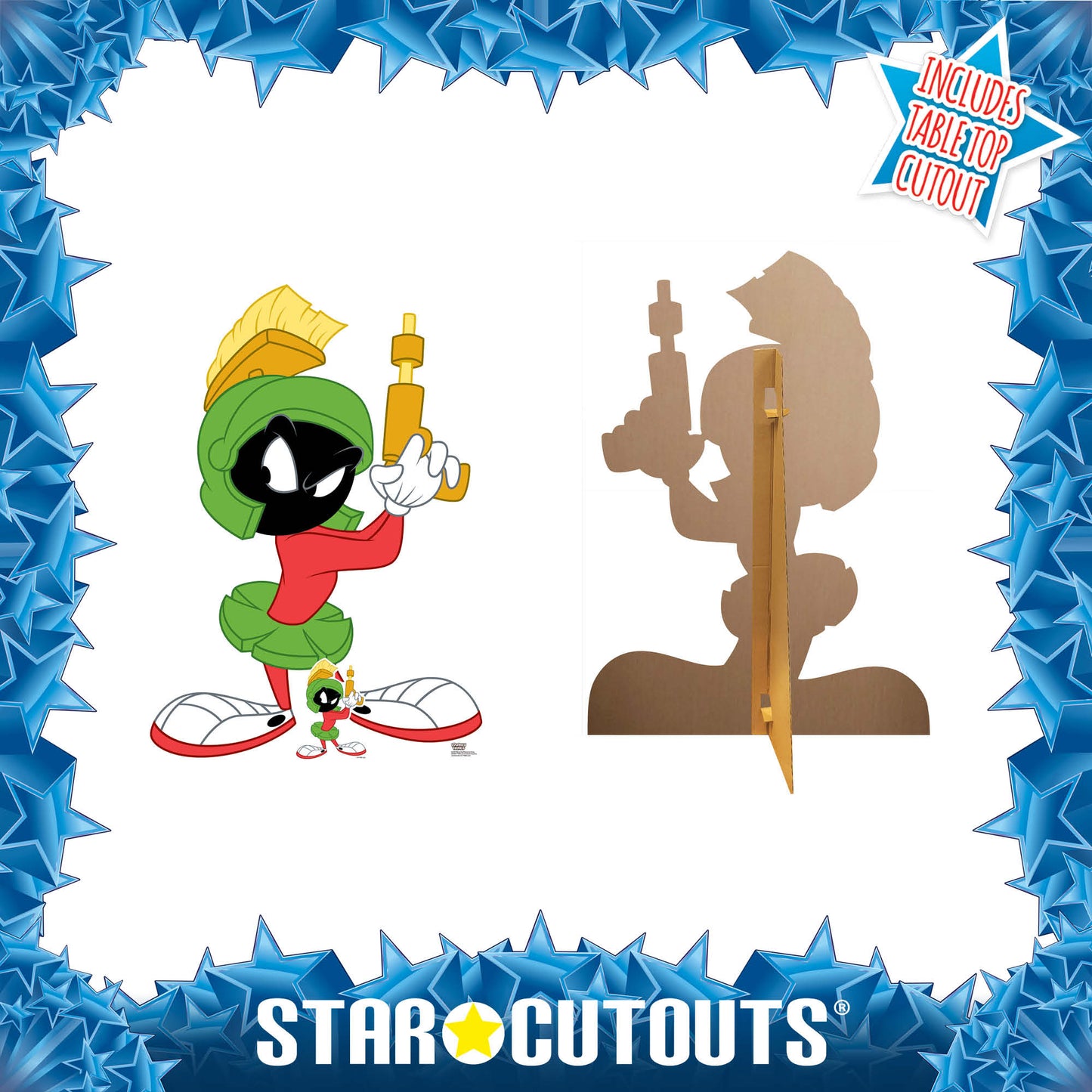 SC4737 Marvin The Martian Gun Pose Cardboard Cut Out Height 135cm