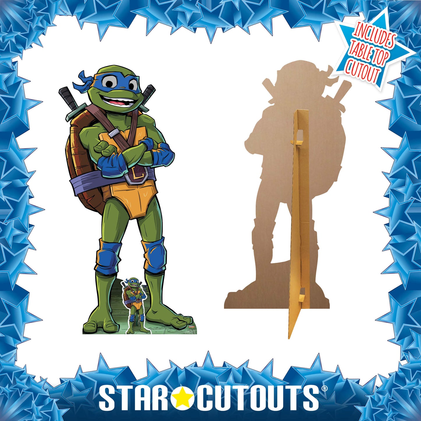 SC4800 Tales of Teenage Mutant Ninja Turtles TMNT Leonardo Medium Cardboard Cutout Height 135cm