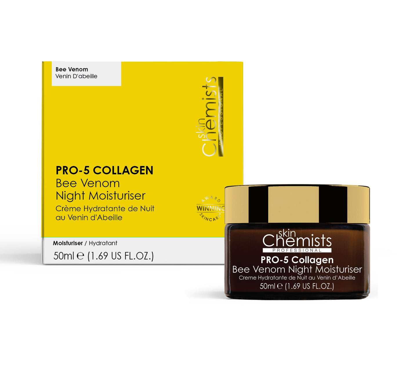 SC Pro-5 Collagen Bee Venom Night Moisturiser 50ml