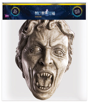 SMP110 Weeping Angel Doctor Who Six Pack Cardboard Face Masks With Tabs and Elastic