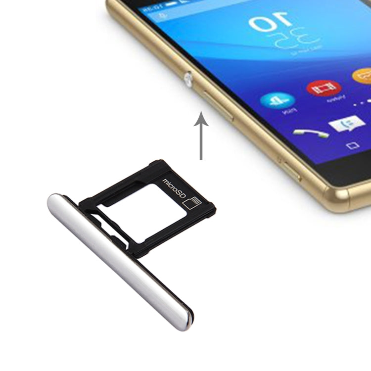 Micro SD Card Tray + Card Slot Port Dust Plug for Sony Xperia XZ Premium (Single SIM Version), For Xperia XZP Single SIM, For XZP Single SIM