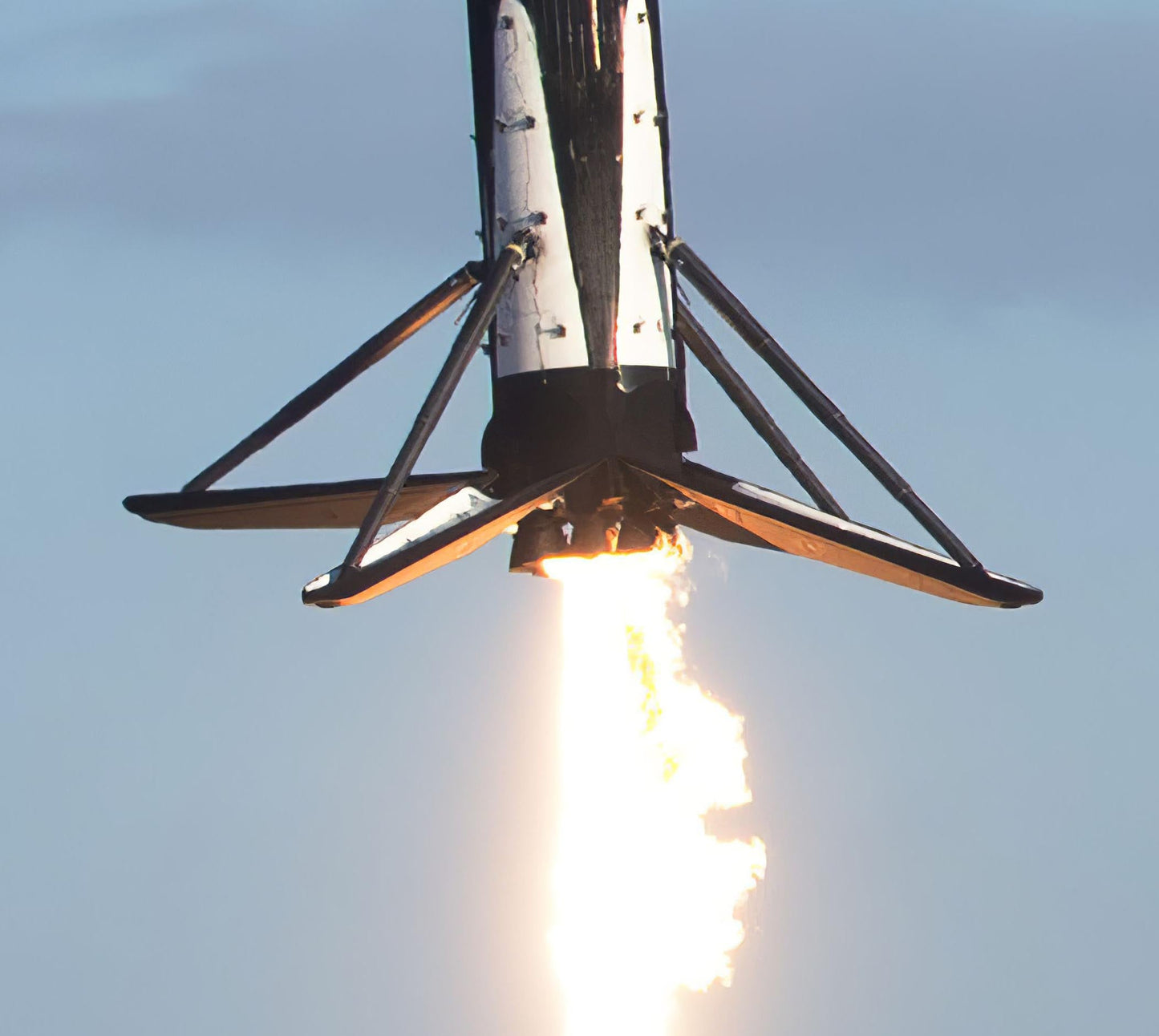 "SpaceX Boosters Landing" on Framed Canvas, Acrylic, Canvas, Framed Prints or Print-only