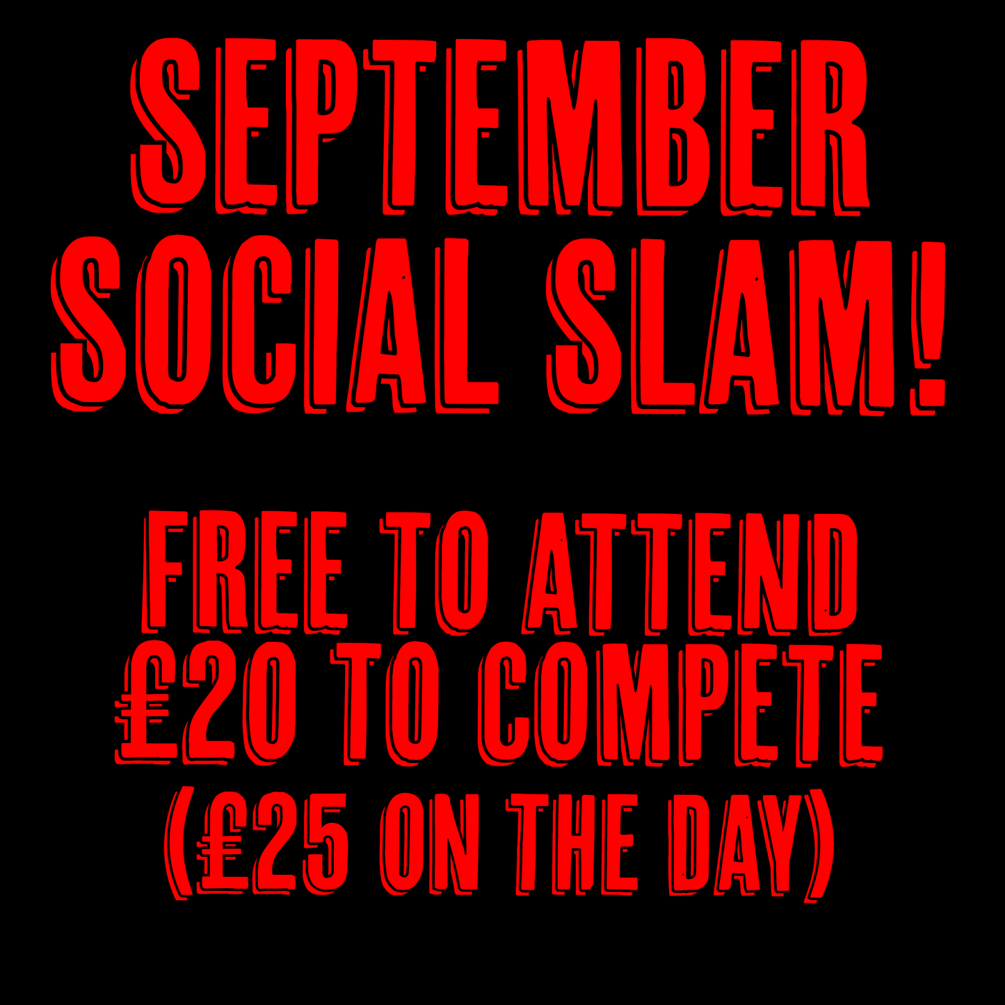 Entry to September Social Slam Arm Wrestling Tournament