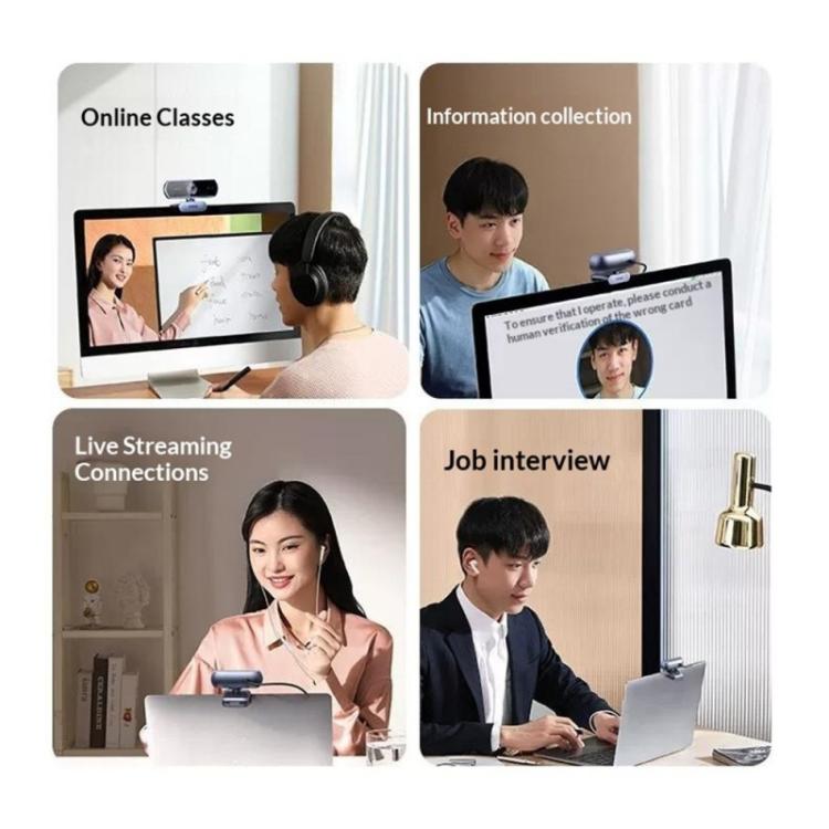 UGREEN CM831 4K Ultra HD Webcam – 8MP Auto Focus with Dual Microphones