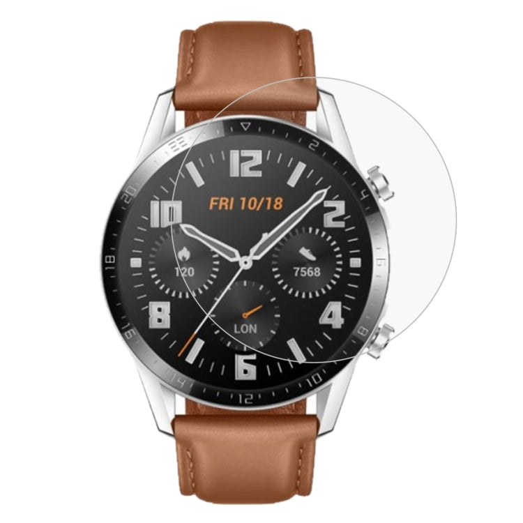 For HUAWEI Watch GT 2 46mm (2019) ENKAY Hat-Prince 0.2mm 9H 2.15D Curved Edge Tempered Glass Film, For HUAWEI Watch GT 2 46mm (2019) (1 PC), For HUAWEI Watch GT 2 46mm (2019) (2 PCS)