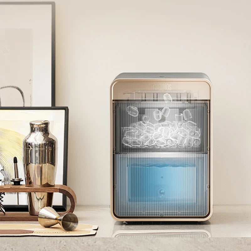 Ice Cube Machine Small Office Fully Automatic Ice Machine Home Portable 15KG Dormitory Mini 220V Maquina Para Hacer Hielo