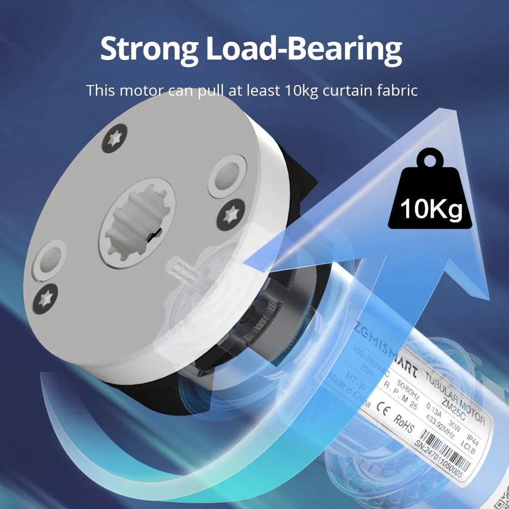 Smart Roller Shade Blinds Motor for 37 38mm Tube Alexa Google Home Smart things Home kit App Control