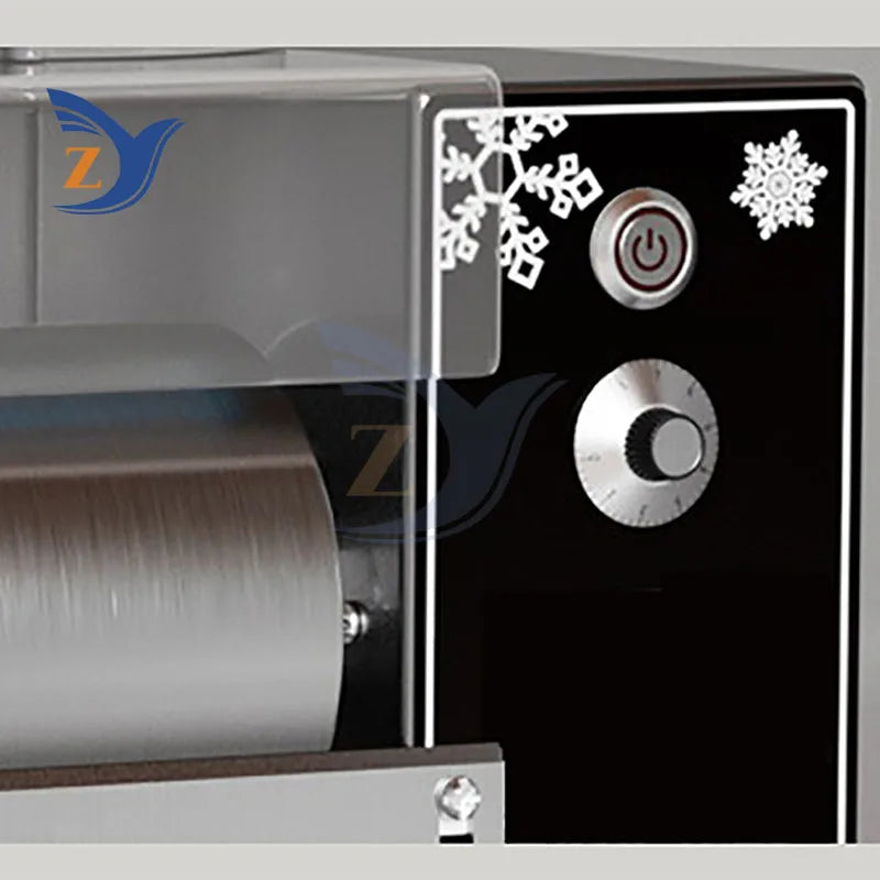 Snow Ice Machine Power-driven Commercial Large Saloon Milk Tea Beverage Snacks Automatic Small Desktop Home Production Equipment
