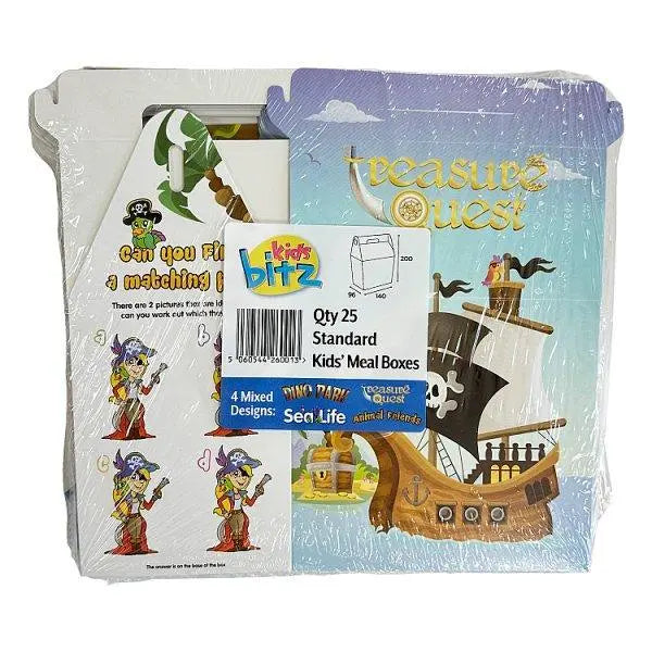 Sabert Paper Collection Kids Meal Boxes