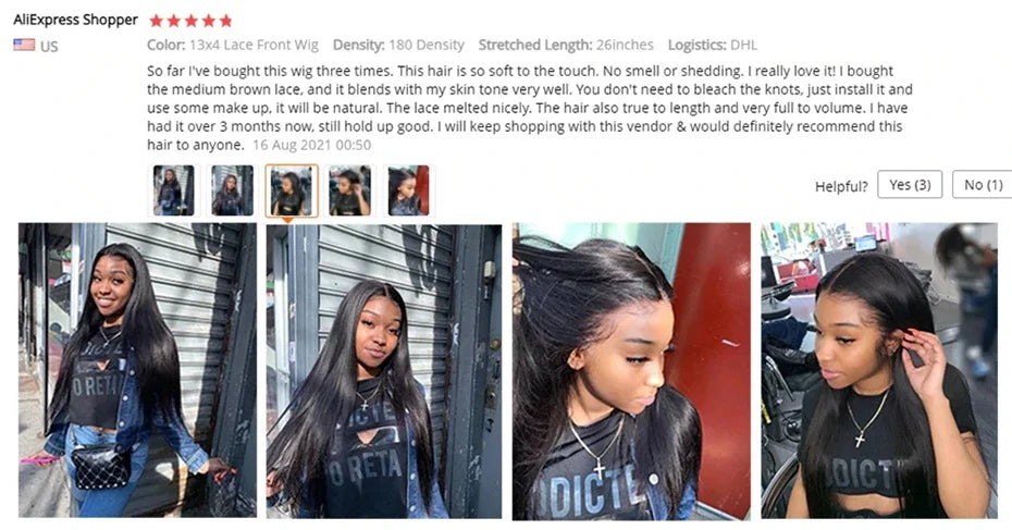 Straight 13x4 Lace Front Wigs Human Hair 13x6 Transparent Lace Frontal Wigs Human Hair PrePlucked 4x4 Lace Wigs For Women Bling