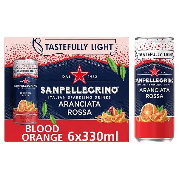 San Pellegrino Blood Orange 6x330ml (Case of 4)
