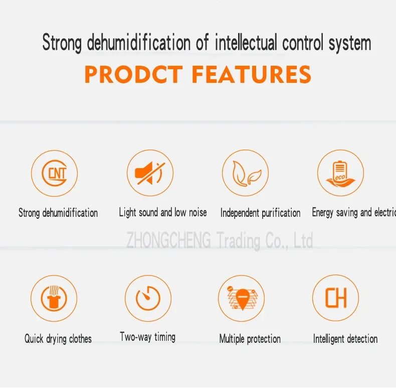 Air Dehumidifier DK01-T Dehumidifier household bedroom dehumidification Industrial Basement High Power Dehumidifier Small dryer