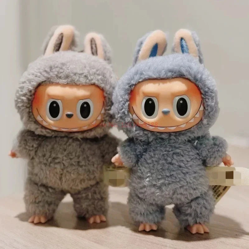 Genuine Labubu 1st And 2nd Generation Series Vinyl Pendant Doll Model Toys Cute The Monster Labubu Keychain Toy Christmas Gift 