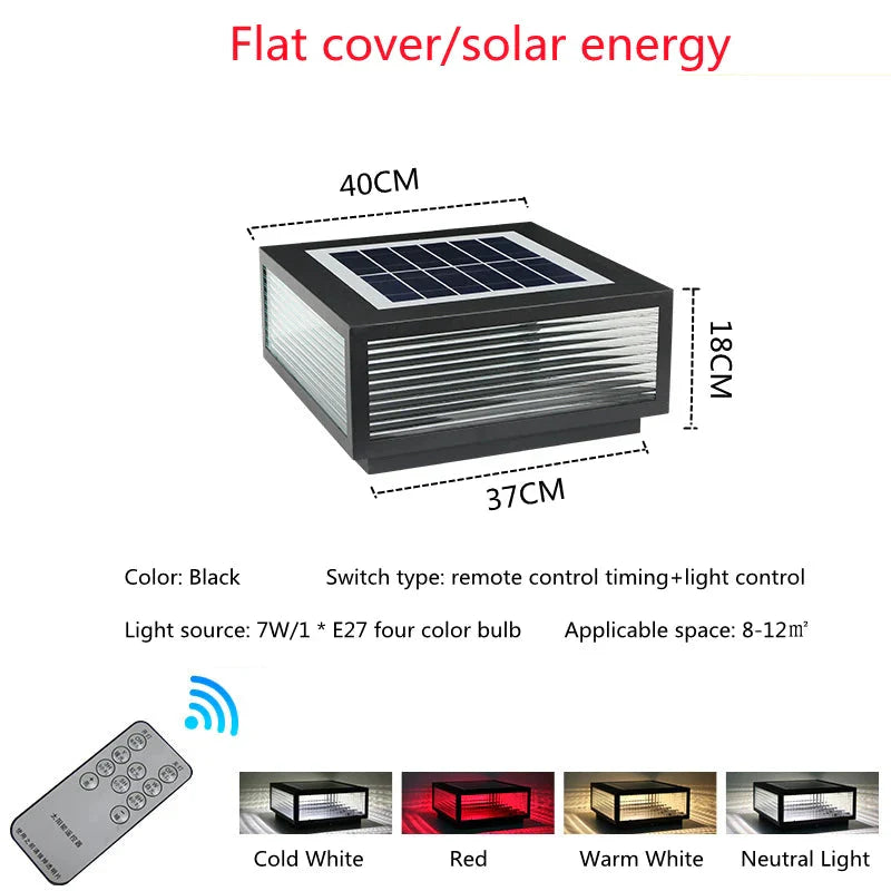 Outdoor LED Solar Door Lamp Waterproof