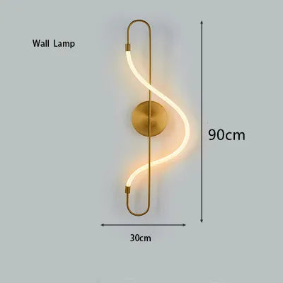 Modern Long Hose Led Ceiling Chandelier