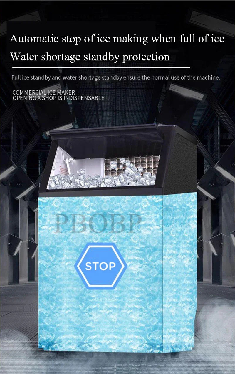 PBOBP Countertop Ice Maker, Ice Maker Machine 26.5lbs/24Hrs, Portable Ice Maker Machine With Self-Cleaning