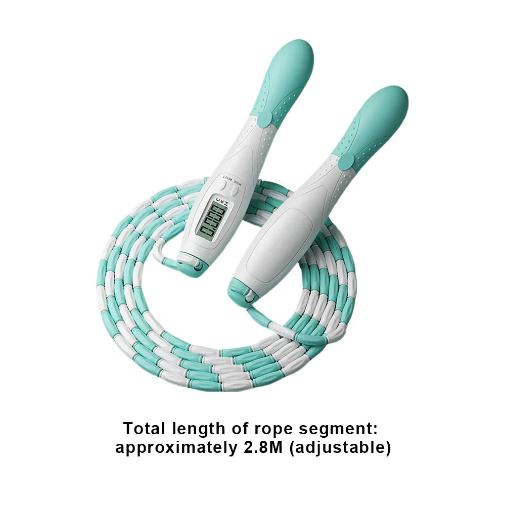 Adjustable Length Counting Jumping Rope Crossfit Speed Jumping Rope Exercise Skipping Rope for Men Women Kids Workout Equipments