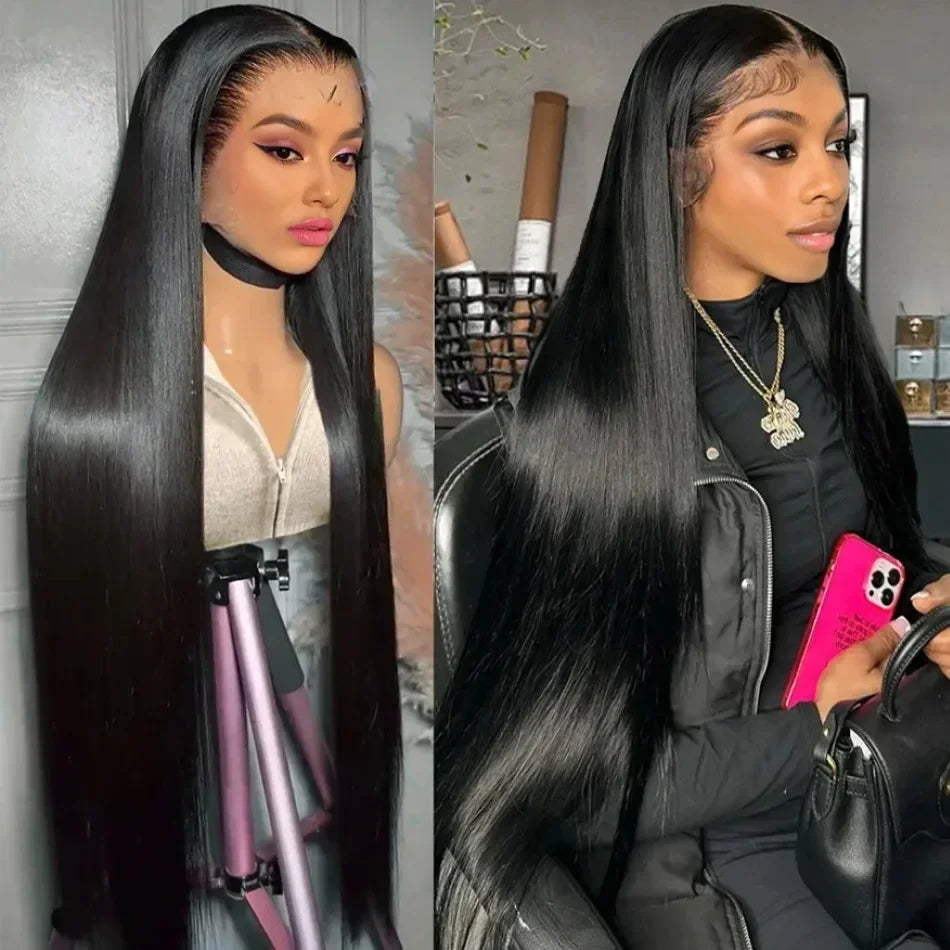 Smooth Straight 13x4 Lace Front Wigs Human Hair 13x6 Transparent Lace Frontal Wigs Human Hair PrePlucked 4x4 Lace Wigs For Women