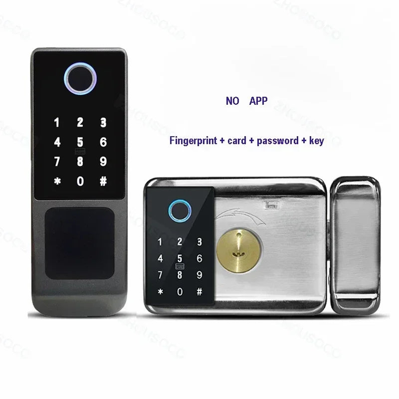 Wifi Fingerprint Smart Door Lock Outdoor