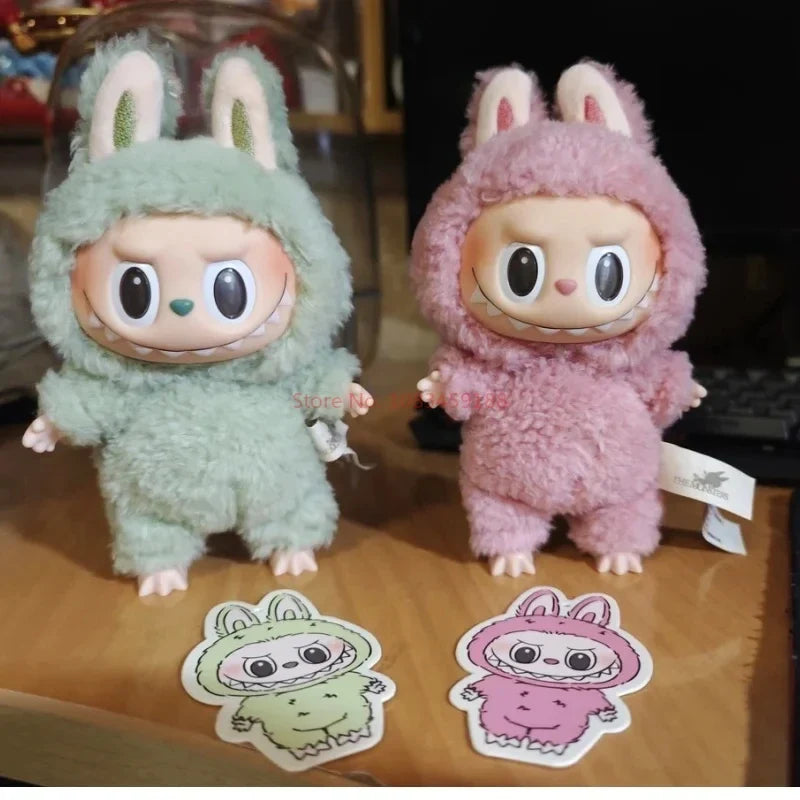 Genuine Labubu 1st And 2nd Generation Series Vinyl Pendant Doll Model Toys Cute The Monster Labubu Keychain Toy Christmas Gift 
