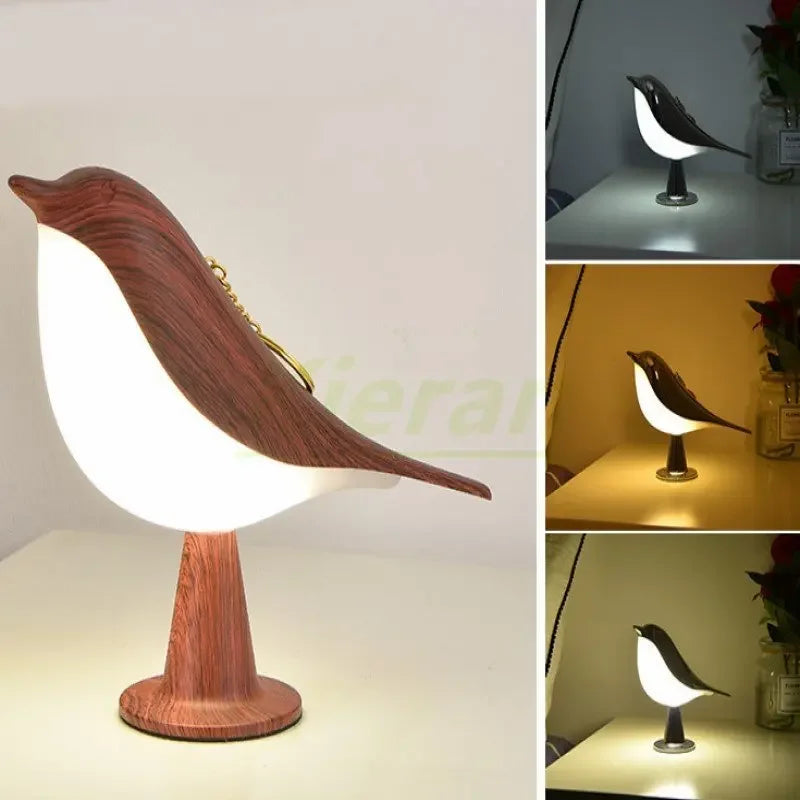 Modern Simple Magpie Led Desk Light Bedroom Study Bedside Lamp