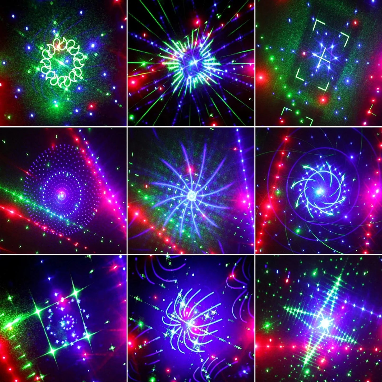 21 Eyes Disco Lights For Home Automatic Memory Function Party Light Remote Control