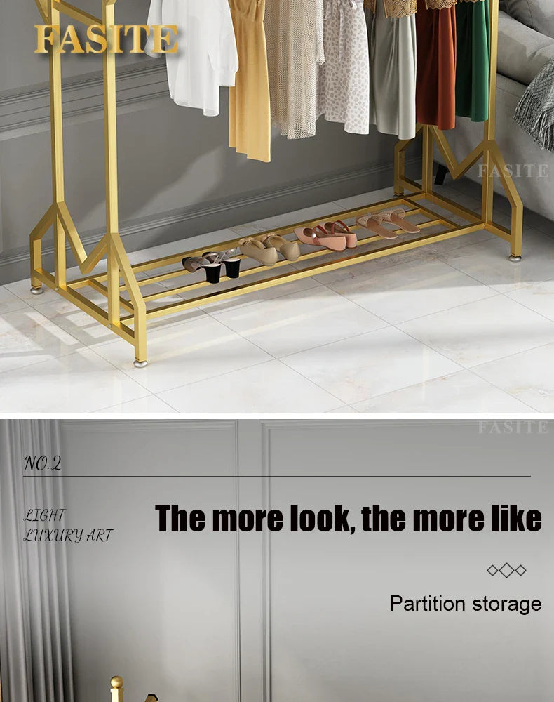 Hanger Clothing Garment Rack Clothes Wardrobes Heavy Duty Rolling Clothes Organizer with Wheel Perchero Coat Standing Coat Rack