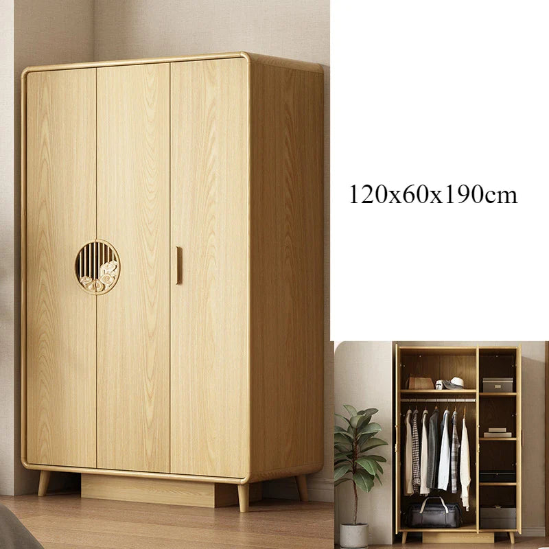 Bedroom Assembly Cupboard Wardrobe Closet Modern Chinese Storage Wardrobe Wooden Locker Room Mueble Organizador Furniture Home