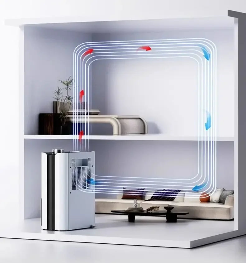 Energy-saving dehumidifier for indoor dehumidification, large capacity, easy to clean home dehumidifier