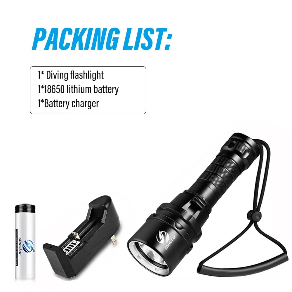 High Power Diving Flashlight