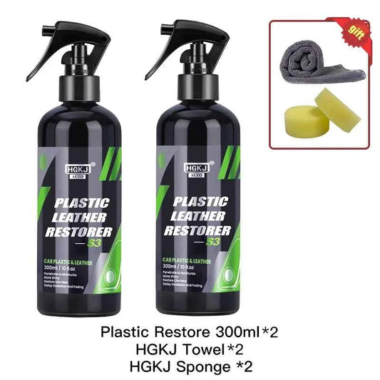 300ML Car Plastic Leather Restorer Liquid HGKJ S3