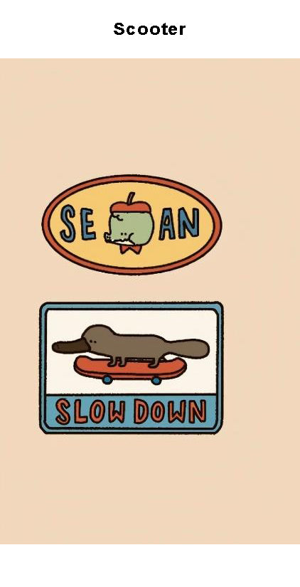 A Gator Life | Embroidered Sean Woven Label Sticker
