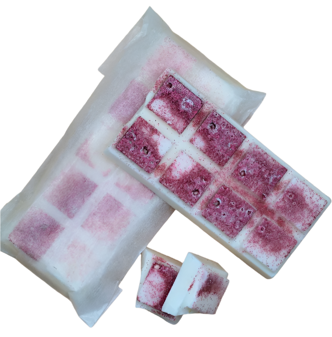 Peony & Blush Suede Wax Melts Snap Bar