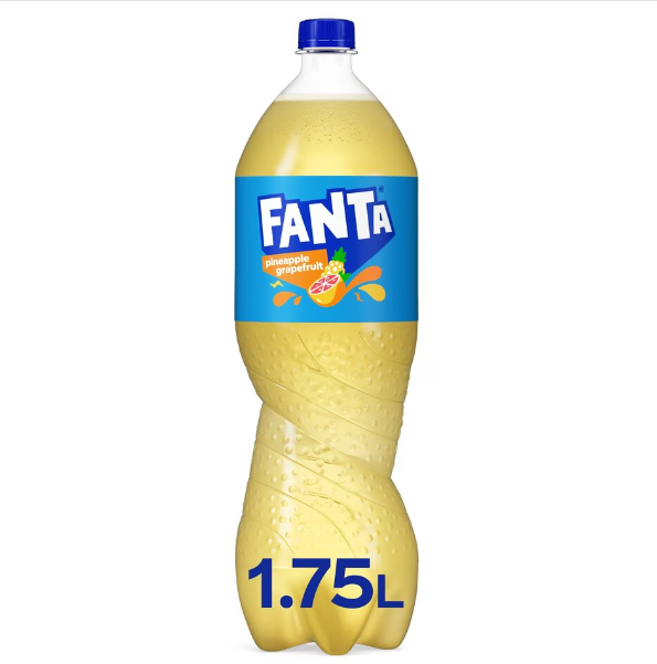 8 x Fanta Pineapple Grapefruit 1.75L